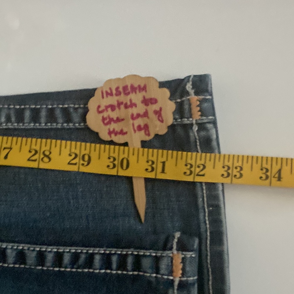 LA Idol USA Jeans size 7 W 30 L 34 (per label) blue denim 97% cotton 3% Elastin - Picture 8 of 15